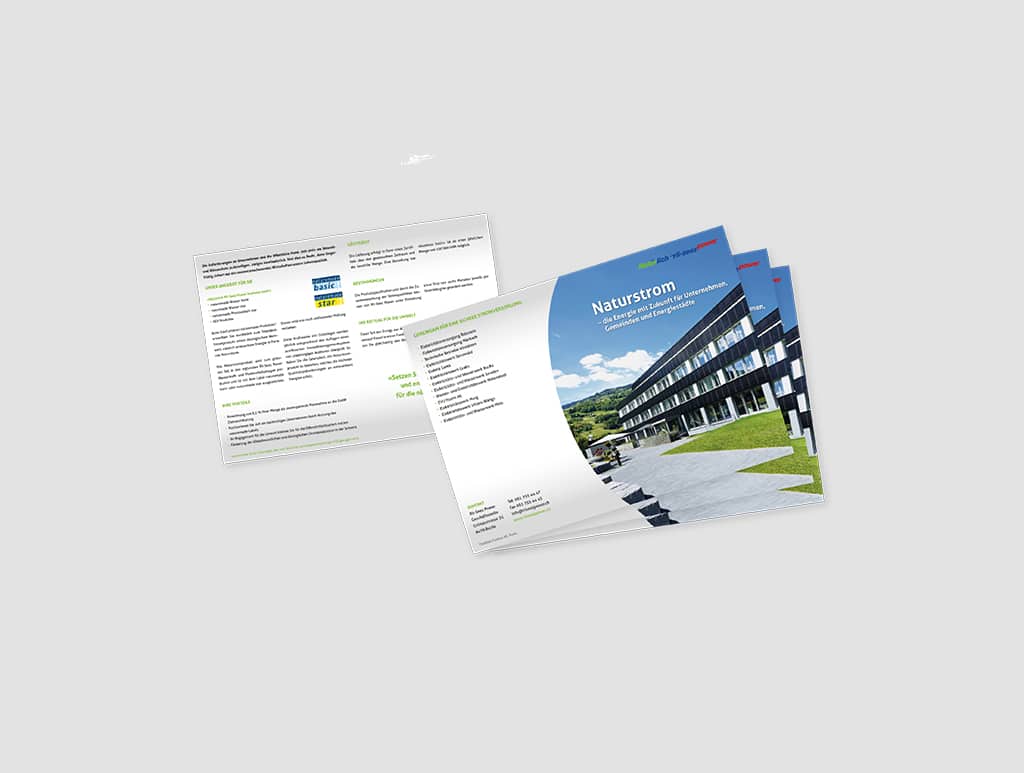Flyer Briefschaft Rii Seez | FirstMedia Solutions